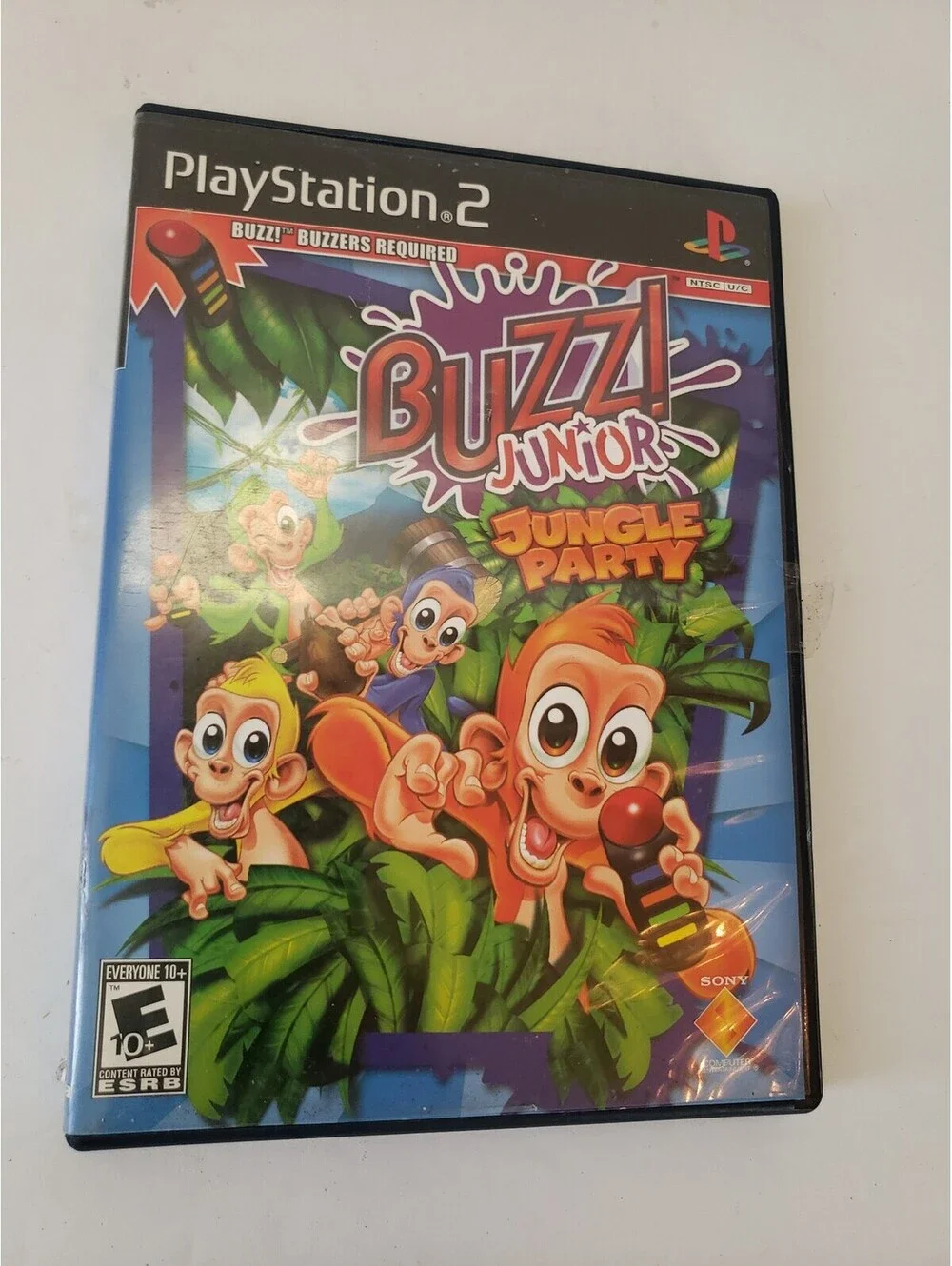 Buzz! Junior Jungle Party Playstation 2 Game Vintage 2007